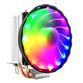 Desktop PC CPU Fan Bronz Trubice Odvod Tepla Stlmiť Vymeniteľné Tepelný Ventilátor QJY99