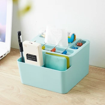 Desktop úložný box tkaniva box domácnosti dodávky tvorivé multifunkčné kancelárske obývacia izba papier, uterák zásuvky