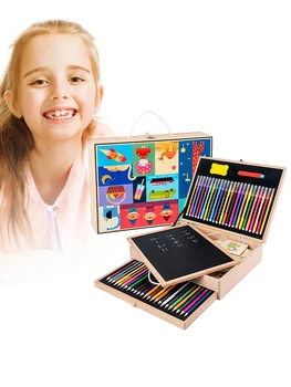 Deti Akvarel Kreslenie Sada Akvarelových Ceruzka, Štetec, Pero Sada Vody Maľovanie Dieťa Umenie Peinture Deti Darčeky Deti, Vzdelávacie Hračky