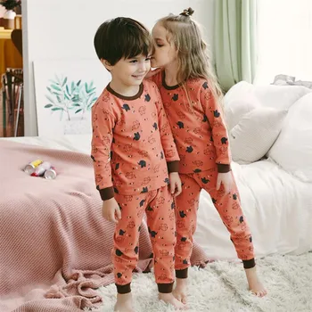 Deti Pijamas Chlapci Dievča Vianočné Pijamas Zimné Dievčatá Odev Jeseň Oblečenie Detí Chlapec Pyjama Set 3 4 6 7 8 10 11 12 Rokov