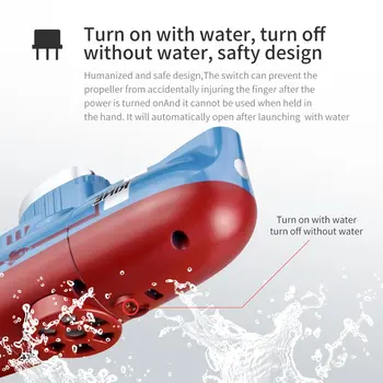 Diaľkové Ovládanie Ponorky Deti Hračka Mini Vojenské Model Diaľkové Ovládanie Simulácie V Jadrovej Ponorky