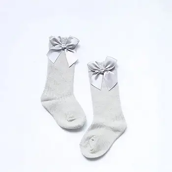 Dieťa Dievča Kolená Vysoké Luky Princezná Ponožky Dlhé Trubice Botičky Prekladané Bavlnené Ponožky