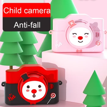 Dieťa kamera HD 1080P digitálny fotoaparát 2 palcový roztomilý kreslený Fotoaparát hračky detí, darček k narodeninám dieťa hračky Kamera 64 G RAM