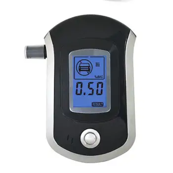 Digitálny Alkohol Tester Breathalyzer Alkoholu v Dychu Tester Fúkanie Dychu Analyzátor Senzor Prenosné LCD Dispaly Auto Breathalyzer