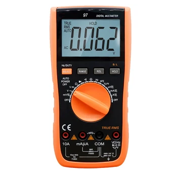 Digitálny Multimeter Auto Rozsah True RMS Max Displej 3999 Počíta Anti-burnout Ammeter Clear LCD AC889