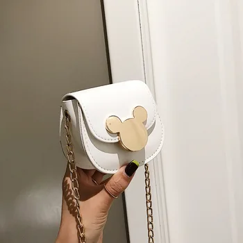 Disney Mickey mouse lady messenger taška cez rameno ženské kabelky minnie mince kabelku ženy nákupní taška