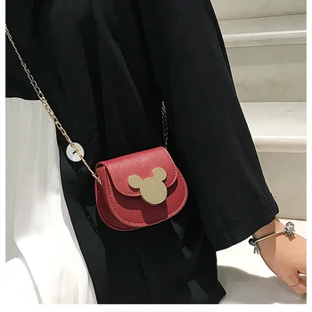 Disney Mickey mouse lady messenger taška cez rameno ženské kabelky minnie mince kabelku ženy nákupní taška