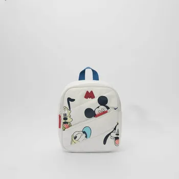 Disney karikatúry deti taška batoľa chlapec dievčatá Mickey mouse, káčer Donald tlač batoh plyšové taška
