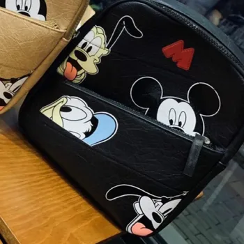 Disney karikatúry deti taška batoľa chlapec dievčatá Mickey mouse, káčer Donald tlač batoh plyšové taška