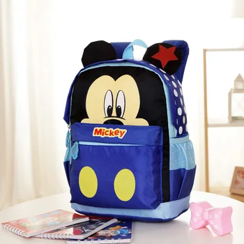Disney nové Kreslené Mickey Minnie Mš Školskej Módy 3-6 Rokov Dieťaťa Batoh Roztomilý Taška školské tašky pre dospievajúce