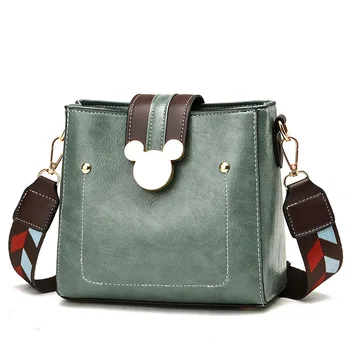 Disney ' s new Mickey mouse vedro žien ramenný messenger kabelka móda cestovanie nákupní taška dievča mobilný telefón taška