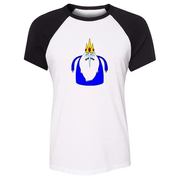 Dobrodružstvo Čas s Finn a Jake Ice King Dizajn Dámske Dámy Krátke Rukáv Print T shirt Graphic Tee Tričko Bavlnené Tričká