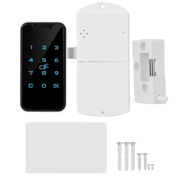 Domov Smart Digital RFID Password Lock Kontakt Tlačidlá, Elektronické Skrinky Zámok Office Smart Lock