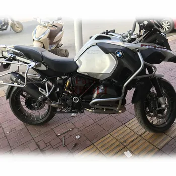 Doprava zadarmo Sklzu Na BMW R1200GS Dobrodružstvo Motocykel Výfukového Systému Šál Uprostred Prepojenie Potrubia 2013 2016 rok