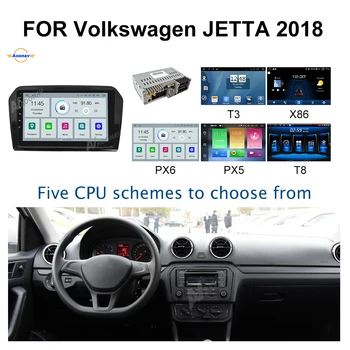 Double Din 2DIN Android 10.0 autorádia PRE Volkswagen JETTA 2018 auto stereo autoradio auto audio GPS navigácie vedúci jednotky