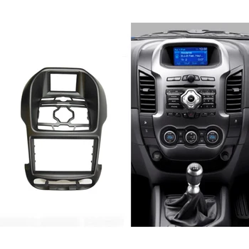 Double din pre Ford Ranger 2011+ Luxusné Stereo Panel CD Rám DVD Dash Montáž Inštalácia Výbava Auta Rám DashboardBezel