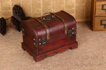 Dva kusy jewel rakve, starožitné kufor, starožitné a staré drevené starožitné treasure box darčekovej krabičke