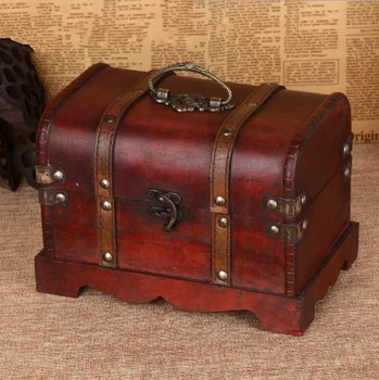 Dva kusy jewel rakve, starožitné kufor, starožitné a staré drevené starožitné treasure box darčekovej krabičke