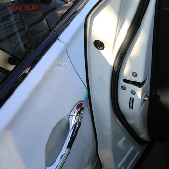 Dvere auta Poškriabaniu Pásky Chránič Hrán Stráže Gumové Tesnenie Vložte Nálepky pre Toyota Highlander 2008-2018