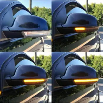 Dynamické LED Spätné Zrkadlo Indikátor Zase Signálneho Svetla na Passat B6 VW Golf 5 Jetta MK5 Auto Diely