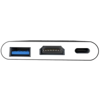 EDAL HDMI Typu C TV Adaptér Base Converter Pre Nintendo SH350 Prepínanie KANÁLOV, Typ C-HDMI/Typ C/USB 3.031 b