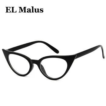 [EL Malus]Cat Eye vintage Značky Dizajnér slnečné Okuliare Ženy Slnečné Okuliare Žena Matné Čierne Okuliare Outdoor Jazdy Oculos SG018