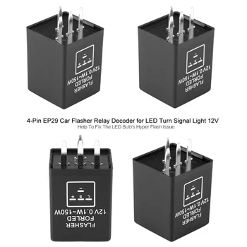 EP-29 LED Flasher Relé Fix Hyper Flash Zase Signál Dekodér Zaťaženie Equalizers