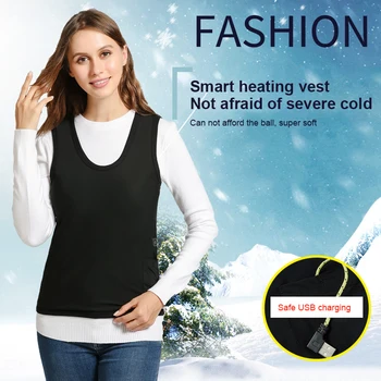 Elektrické Kúrenie Vesta Smart USB zahriať Kúrenie Pad Zimné Inteligentné Kúrenie Vesta Oblečenie Accessorie Teplé Zimné Oblečenie