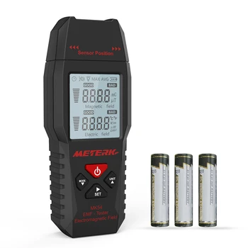 Elektromagnetické Pole Žiarenia Tester Meterk MK54 EMF Meter Prenosné Digitálne Počítadlo Dozimeter LCD Detektora Prenosné EMP Tester