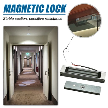 Elektronické Magnetické Lock DC 12V Elektrické Ovládanie Prístup Elektromagnetické Zámky Držiak pre Domácnosť, Kuchyňa Ochrany