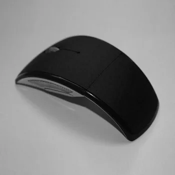 Ergonómia Myš 2,4 GHz, Skladací Oblúk Bezdrôtová Optická Myš 4-Spôsob Posúvania Skladacie Myší + USB Prijímač pre Notebook 1000DPI