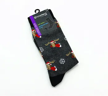 Európskom štýle Kreslených vzor ponožky osobnosti Vianočné série happy pánske ponožky Módne bežné calcetines hombre divertidos