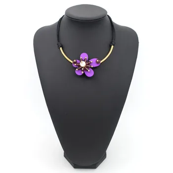 Európsky a Americký vogue je čisto manuálne České milostné city je krátky odsek kvet elegantný náhrdelník FY18121202