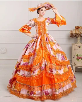 Európsky súd kostým Sissi Halloween princezná šaty Popolušky cosplay kostým