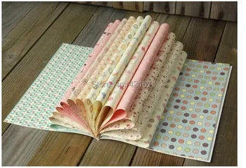 Exkluzívne diy Baliaci Papier, Knihy 16sheets/set,ružová polka dot vzory Scrapbooking Papier pack Nastaviť,origami,papier plavidlá