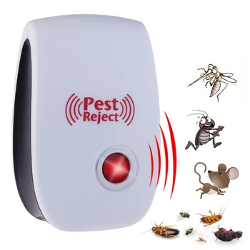 EÚ Plug Elektronické Ultrazvukové Anti Mosquito Hmyzu Pest Myši Odpudzujúce Repeller