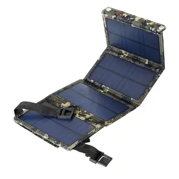 FOVigour Solárny Panel, Nabíjačky 10W Prenosné Backpacking Solárna Nabíjačka na Mobilný Telefón