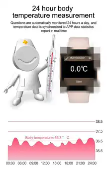 FT50 Smart Watch16 hodinky Bluetooth hovor Tepovej frekvencie, Telesnej Teploty Monitor Série 5 Smartwatch VS-t500 iwo12 FT30 P80 PRO