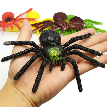Farebné TPR Simulácia Veľký Pavúk Hmyzu Model Hračky Žart Zložité Strašidelné Hračky Halloween Rekvizity Detí Model Hračky