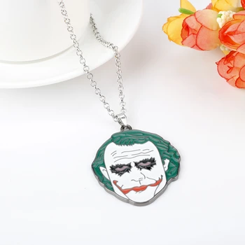 Film Samovraždu komanda Šperky Joker Náhrdelník Klaun Vyhlásenie Milovníkov Náhrdelník Svadobné šperky Cosplay