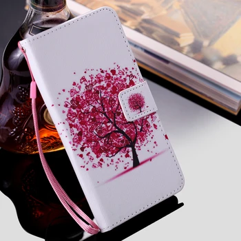 Flip Kožené Telefón puzdro Na Huawei Nova 3 3i 3E Prípadoch Mate9 Maľované Taška Capa Pre Huawei Mate 20 Pro 20X Coque10 Lite Anime Kryt