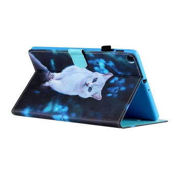 Flip kožené puzdro pre Samsung Galaxy Tab 10.1 2019 T510 SM-T515 Cartoon Tablet kryt pre T290 8 palcový S6 Lite 10.4 P610 P615