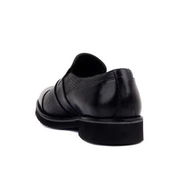Fosco-Čierne Originálne Kožené Topánky pánske členkové Topánky Čierne