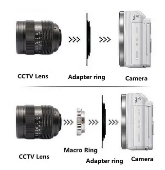Fujian 50mm CCTV Objektív F1.4 CCTV Film objektív + C na Mount Fuji Fujifilm X-T1 X-M1 X-E2, X-E1 X-A2 X-A1 X-Pro1