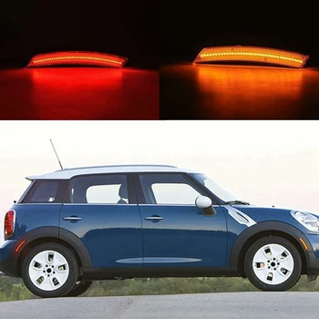 Full LED Bočné Obrysové Svetlo Predné Zadné Súpravy Pre 2005-2016 MINI Cooper R55 R56 R57 R58 označenie špecifického rizika r59 R60 R61 Žltý/Červený Dym Objektív