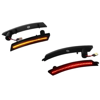 Full LED Bočné Obrysové Svetlo Predné Zadné Súpravy Pre 2005-2016 MINI Cooper R55 R56 R57 R58 označenie špecifického rizika r59 R60 R61 Žltý/Červený Dym Objektív