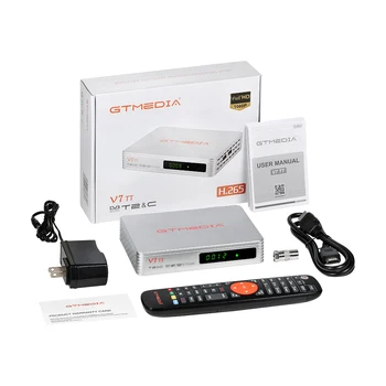 GTMEDIA V7 TT Satelitná TV Prijímač DVB-T2, DVB-S Digitálny S Wifi TV Box Digitálny Wifi TV Box Prijímač Podpora USB PVR