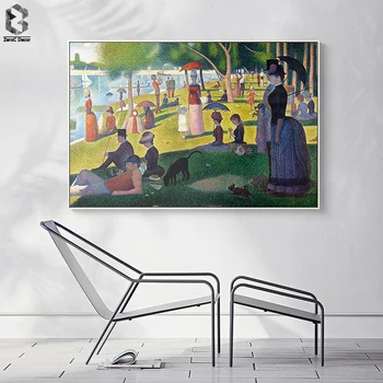 Georges Senrat francúzskeho Umelca Plátno Umenie Plagátu a Tlače na Šírku Nástenné Maľby Obrázok pre Obývacia Izba Domova