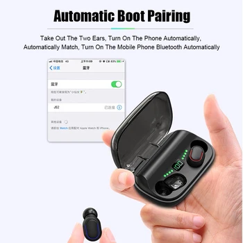 H10 Bluetooth Headsety pre Redmi Airdots Bezdrôtové Slúchadlá 5.0 TWS Slúchadlá do uší Potlačením Hluku Mic pre Xiao iPhone Huawei