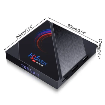 H96 MAX Smart TV Box 16GB 32GB 64GB Allwinner H616 Quad Core ARM Cortex A53 Wifi 24BB